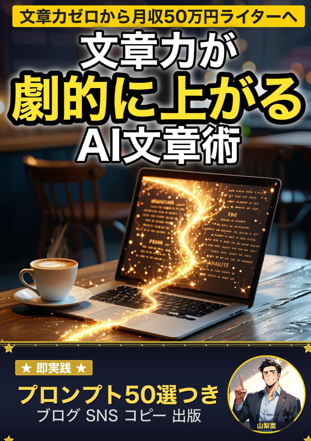 ChatGPTで文章力が劇的に上がる！ AI時代のライティング完全攻略ガイド: 元・手取り22万円のサラリーマンが、プロンプト1つで月収50万円ライターになった全技術