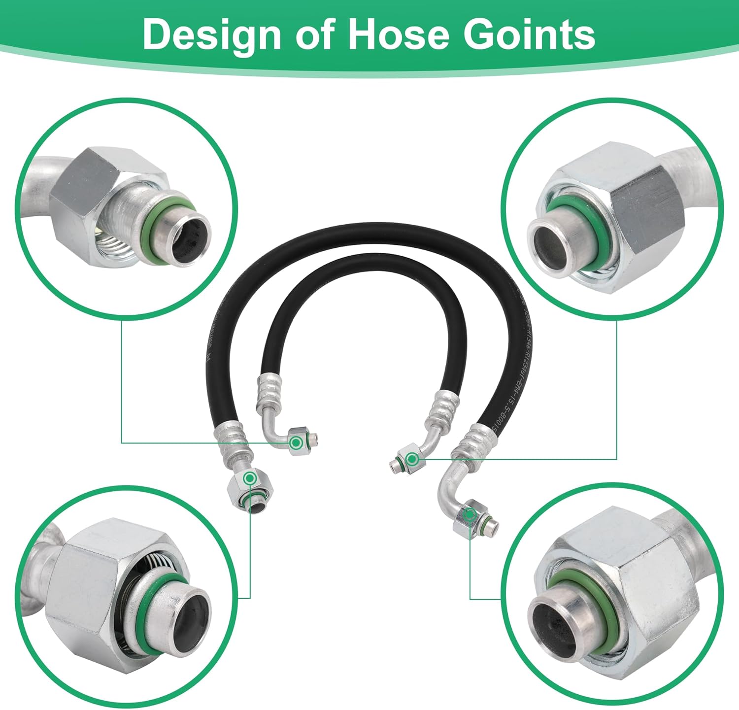 Fits for 1982-1992 Camaro/Firebird LSX LS1 Conversion Engine Motor Swap A/C Line Kit,Will not Work with Stock LS1 Exhaust Manifolds