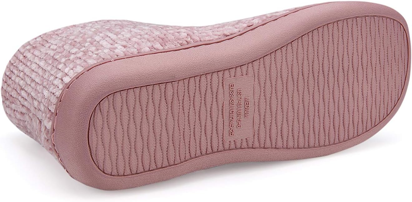 TUOBUQU Women Warm Bootie Slippers Fluffy Plush Indoor Outdoor Winter Booty Slippers - Image 4