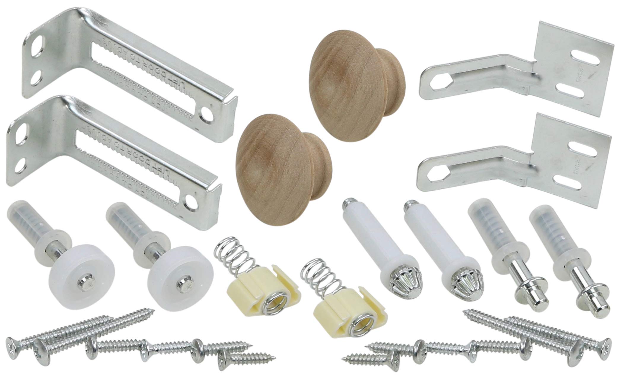 Harrier HardwareBi-Fold Door Hardware Repair & Replacement Kit, 2-Door Set