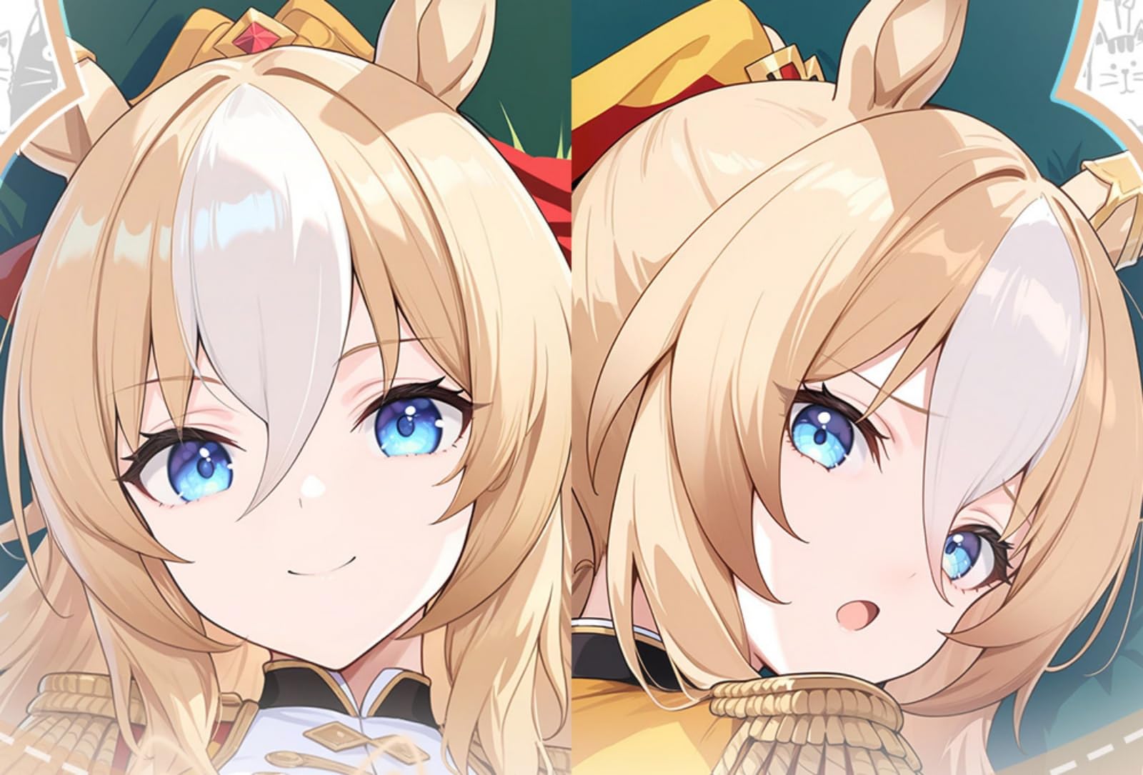 デュランダル 抱き枕カバー ピーチスキントリコット 50*160cm 両面プリント かわいい 等身大 アニメ萌えグッズ キャラクター だきまくら 同人グッズ (通常版)