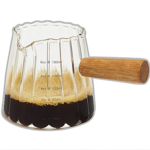 TIWPAJS 6OZ Espresso Cups with V-Shaped Spout
