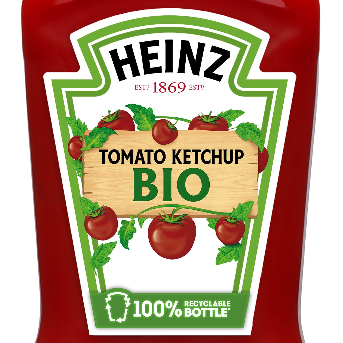 Salsa Heinz Tomato Ketchup Bio con Pomodori di Coltivazioni Biologiche (10 x 255 g)