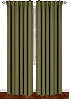 Amazon Com Olive Green Curtains