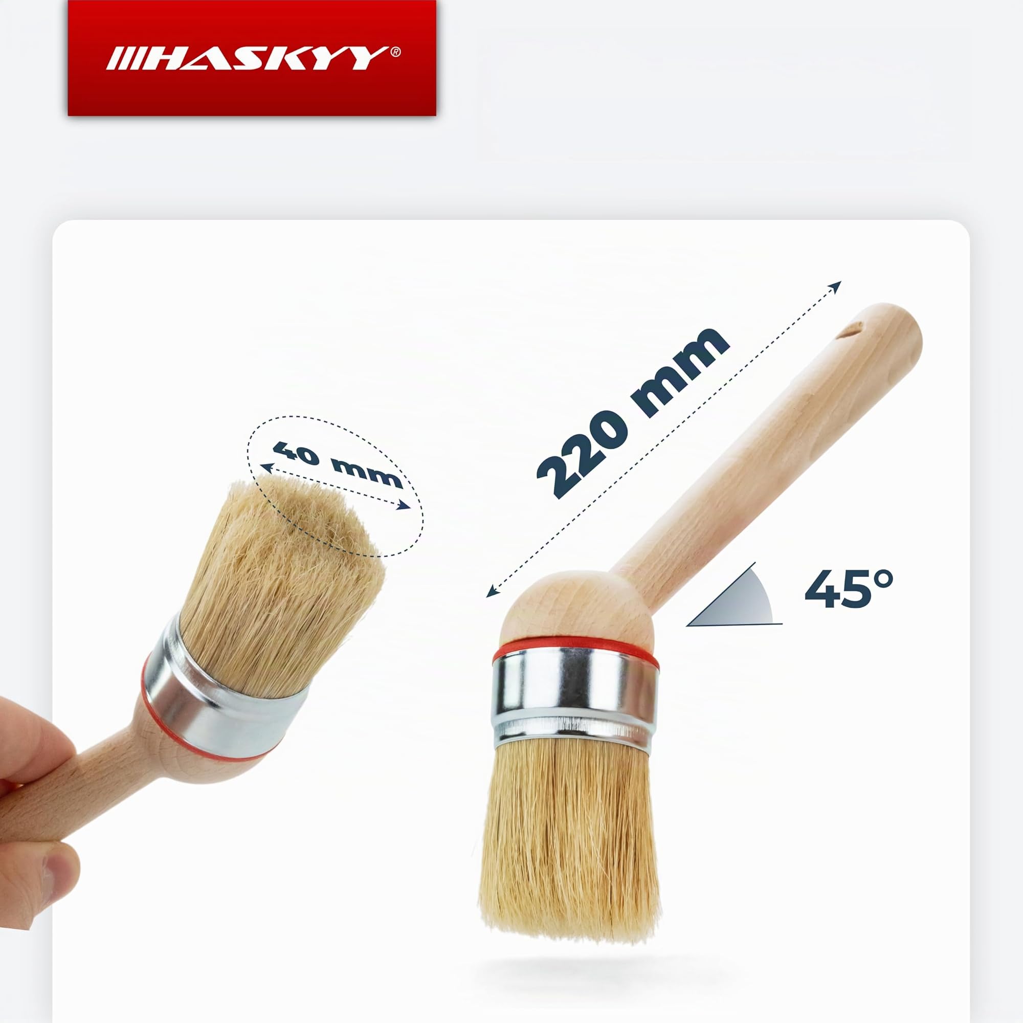HASKYY 5kg Pasta Montaggio Pneumatici Cera Montaggio Nero+Montaggio Pneumatici Pennello