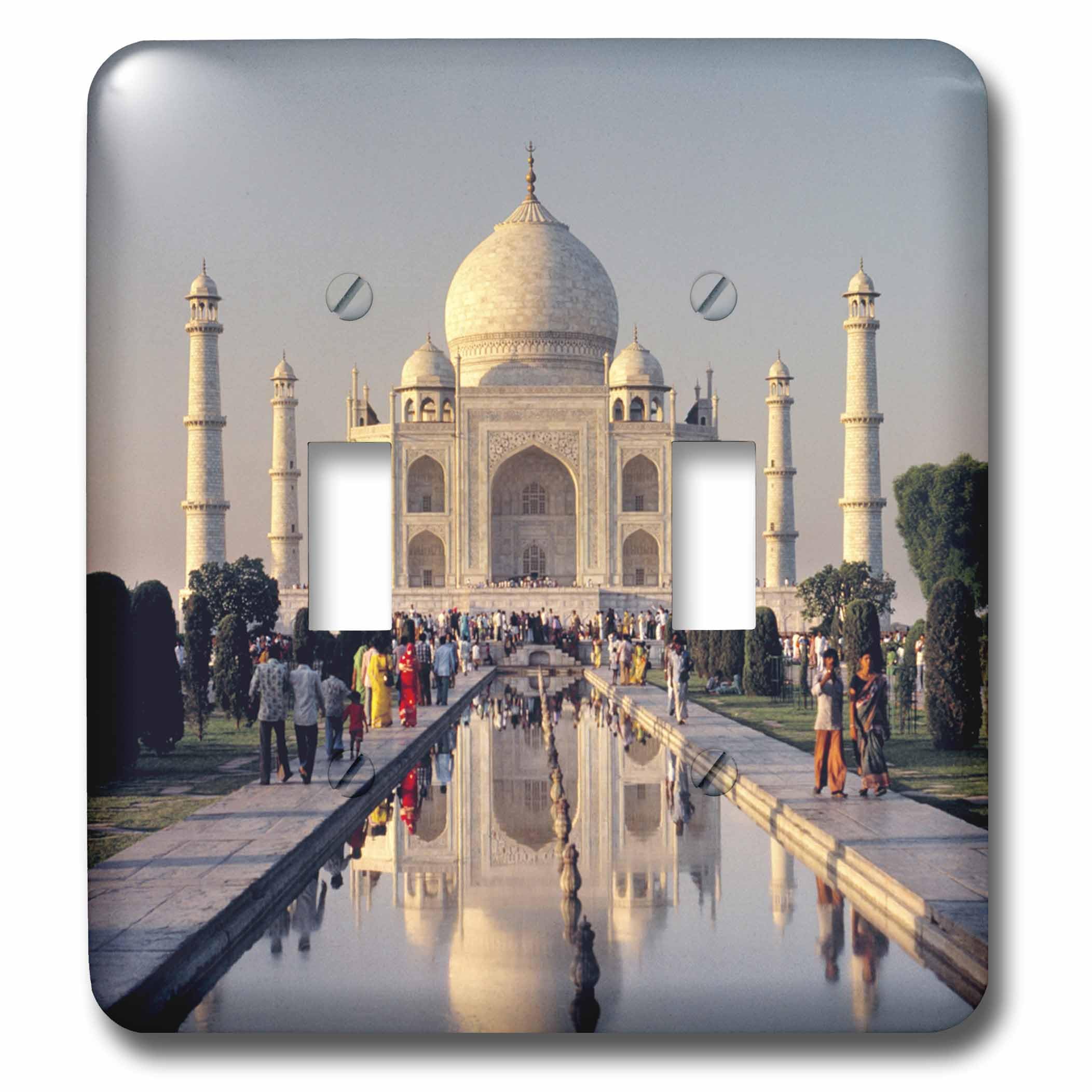 Double interrupteur à bascule Taj Mahal pour remplacer plaque murale