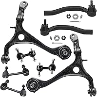 Vista 793 de Detroit Axle - Kit de suspensión frontal de 8 piezas para Dodge Journey 2009-2015, 2 brazos de control inferiores, 2 rótulas, 2 varillas