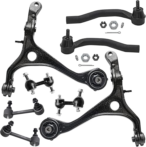 Miniatura 782 de Detroit Axle - Kit de brazos de control de extremo delantero RWD para Dodge Ram 03-06 2500 3500, 2 brazos de control superior con rótula 2 varillas