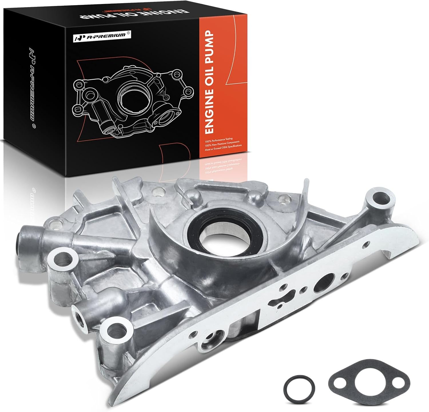 A-Premium Engine Oil Pump with O-Ring & Gasket Compatible with Ford Probe 1989-1992 & Mazda B2200 1987-1993, 626 1988-1992, MX-6 MX6 1988-1992, 2.2L