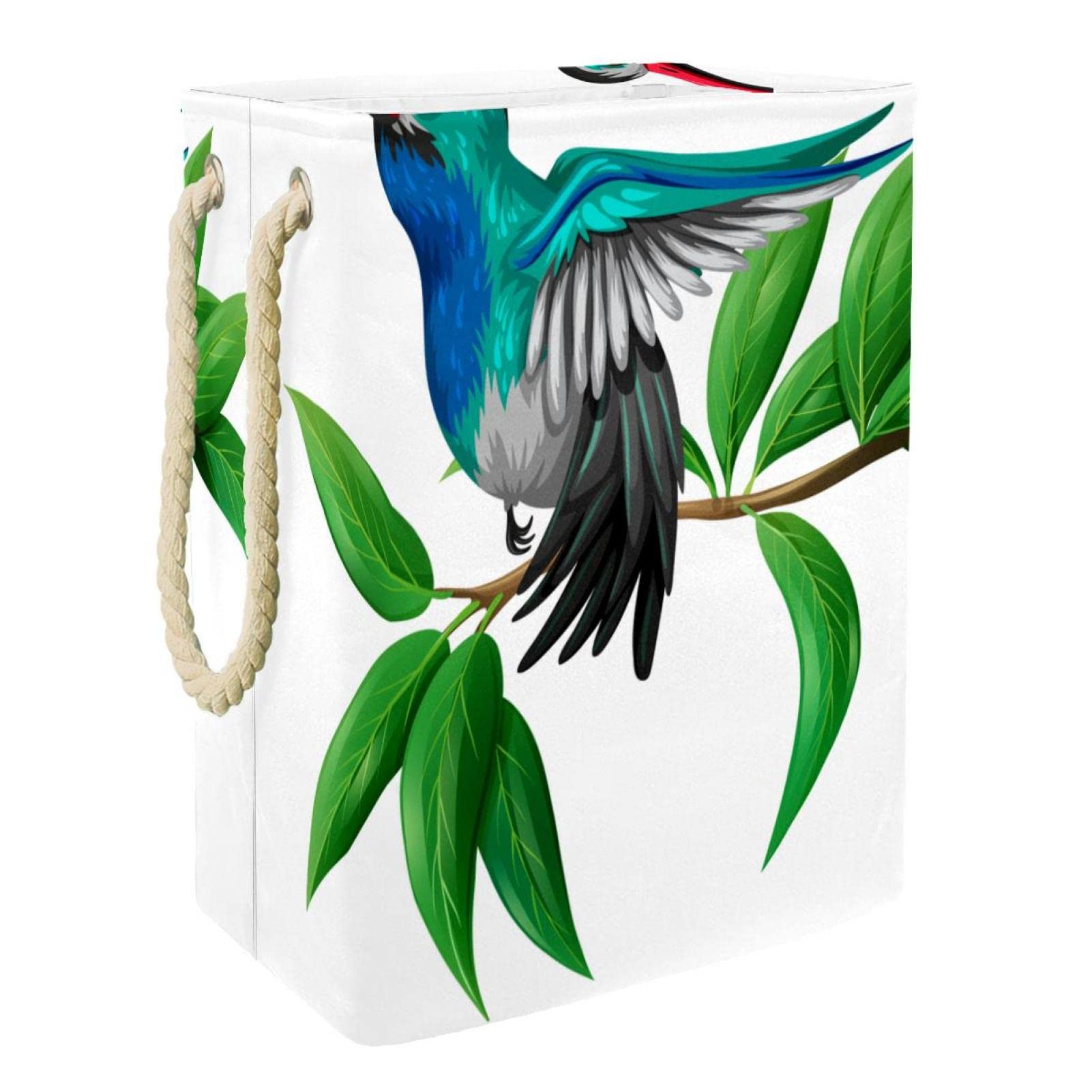 Panier à linge colibri imperméable pour éliminer le désordre et transporter le linge