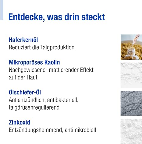 aknederm Creme 30g - mattierende Gesichtscreme gegen Pickel & unreine Haut - talgregulierende Feuchtigkeitscreme für ein ebenmäßiges Hautbild - Anti Pickel mit Zinkoxid & ohne Parfüm