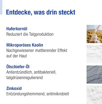 aknederm Creme 30g - mattierende Gesichtscreme gegen Pickel & unreine Haut - talgregulierende Feuchtigkeitscreme für ein ebenmäßiges Hautbild - Anti Pickel mit Zinkoxid & ohne Parfüm