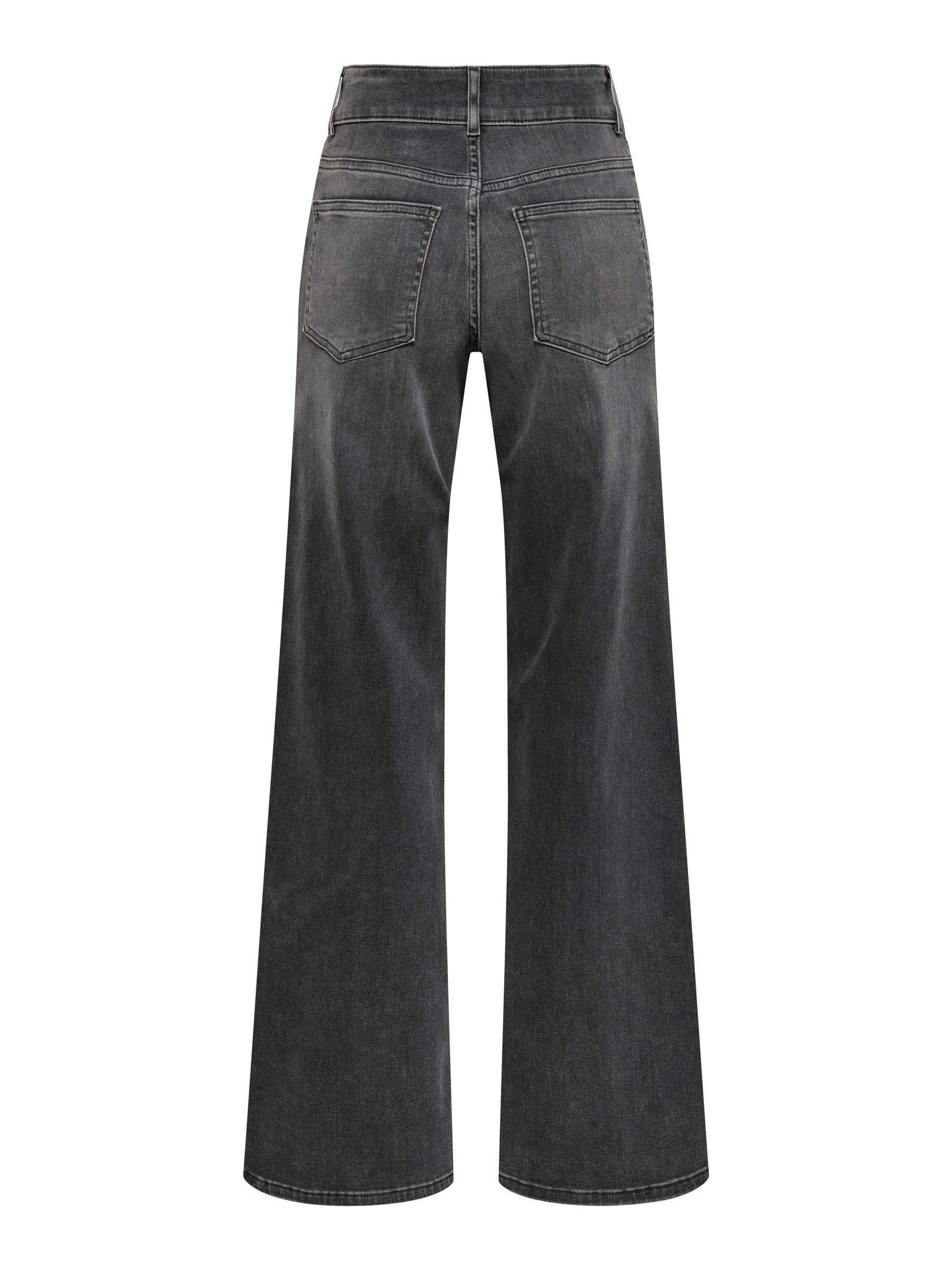 ONLY Female Jeans mit weitem Bein ONLMADISON Hohe Taille Weiter Beinschnitt Jeans