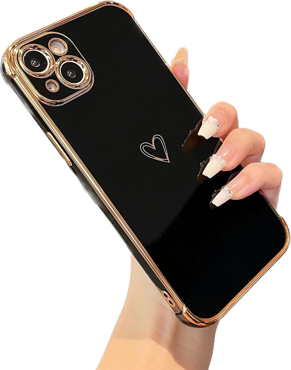 ZTOFERA Designed For IPhone 14 Case 6.1 Inch,Cute Plating