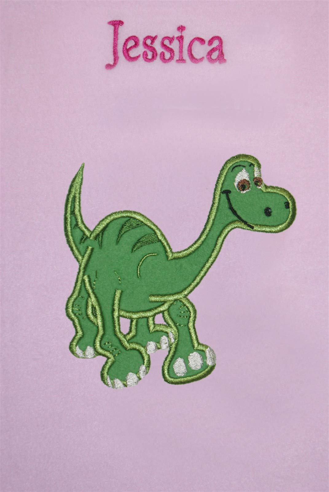 Oh Sew Simple ARLO PERSONALISED AND EMBROIDERED SUPER SOFT FLEECE BABY BLANKET (Pink Blanket)
