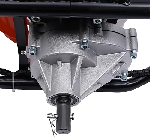 Miniatura 25 de Excavadora de agujeros de poste de barrena de 52 cc, 2 tiempos a gasolina, taladro de taladro para valla con brocas de 4 pulgadas, 8 pulgadas