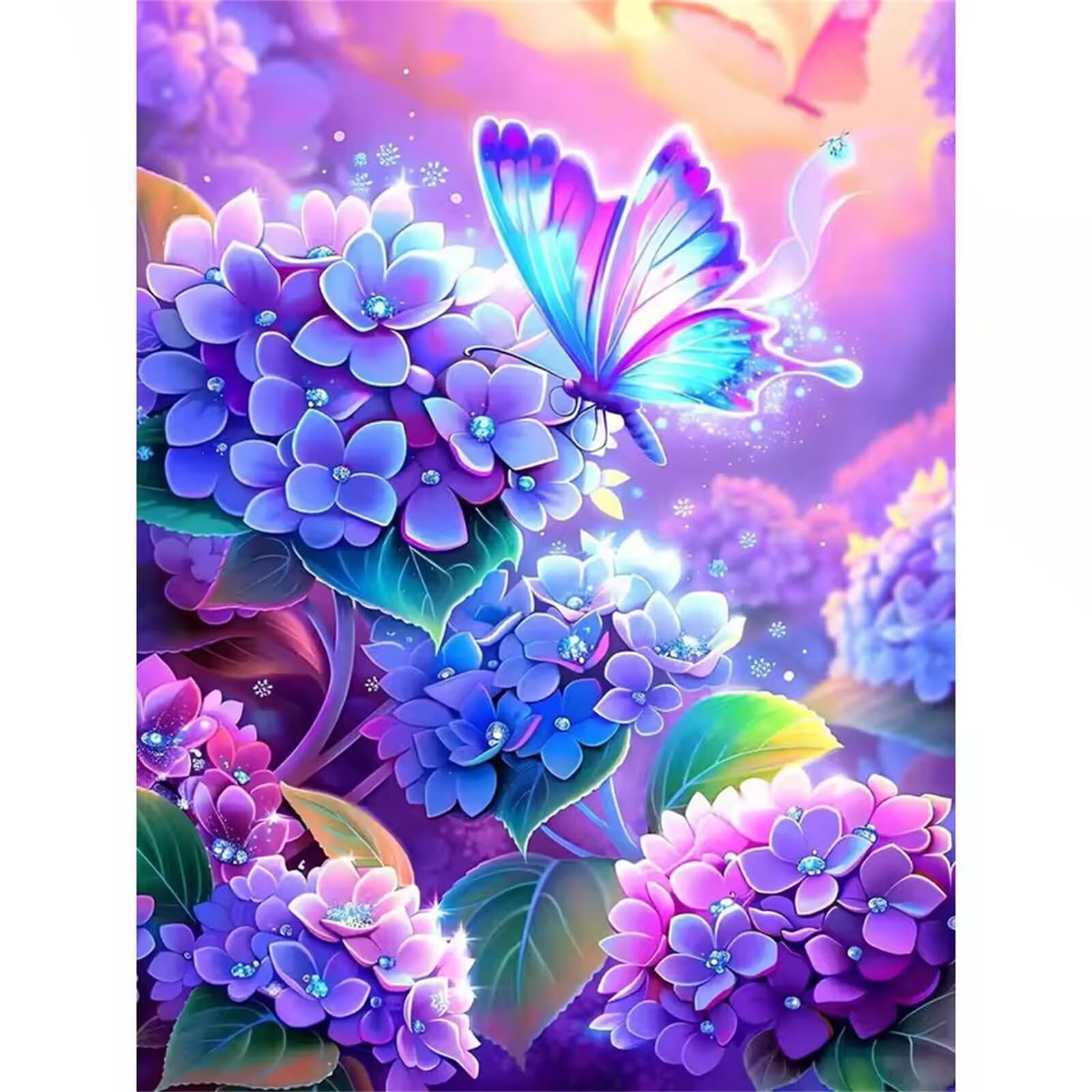 Hortensia Motyl Puzzle 700 Sztuk, Puzzle DIY Dla Dorosłych, Klasyczna Puzzle Dla Dorosłych Kreatywna Rozrywka, Trudne Gry