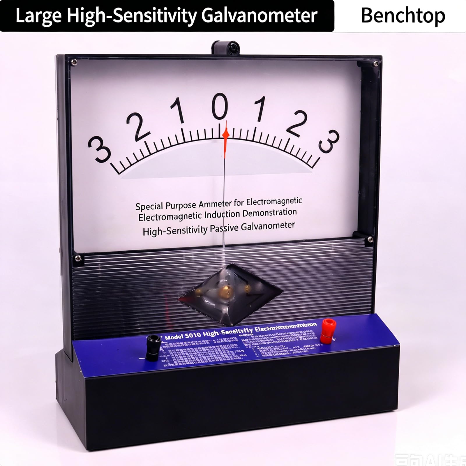 Kit per Esperimenti di Induzione Elettromagnetica, Strumento di Fisica sul Magnetismo, con Galvanometro Sensibile, Magnete A Forma di U E Filo Conduttore da 1 M per Laboratorio Scolastico
