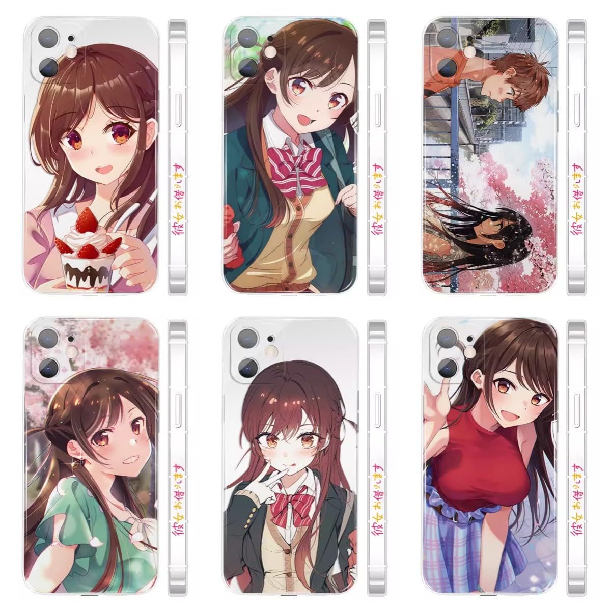 Amazon.co.jp: SHAOYAO 彼女お借りします スマホケース 水原千鶴