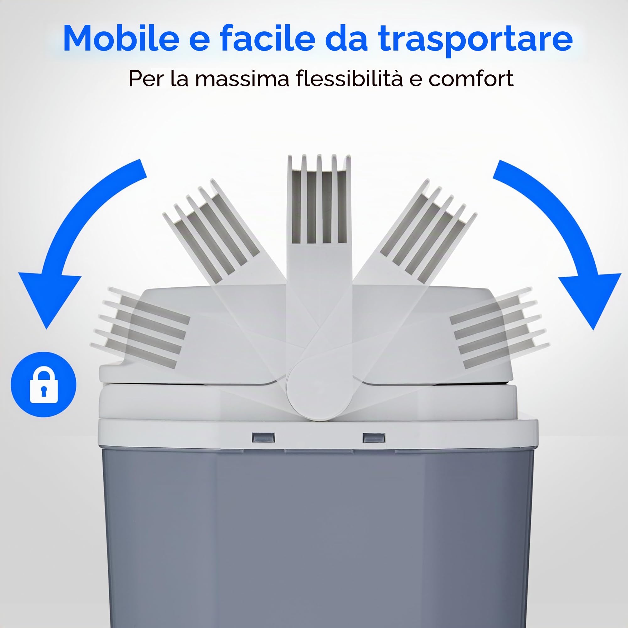 MEDION Frigorifero portatil con funzione di riscaldamento (elettrico, 2 in 1 raffreddamento e riscaldamento, 20 litri, maniglia per il trasporto, connessione 3 in 1 5V USB