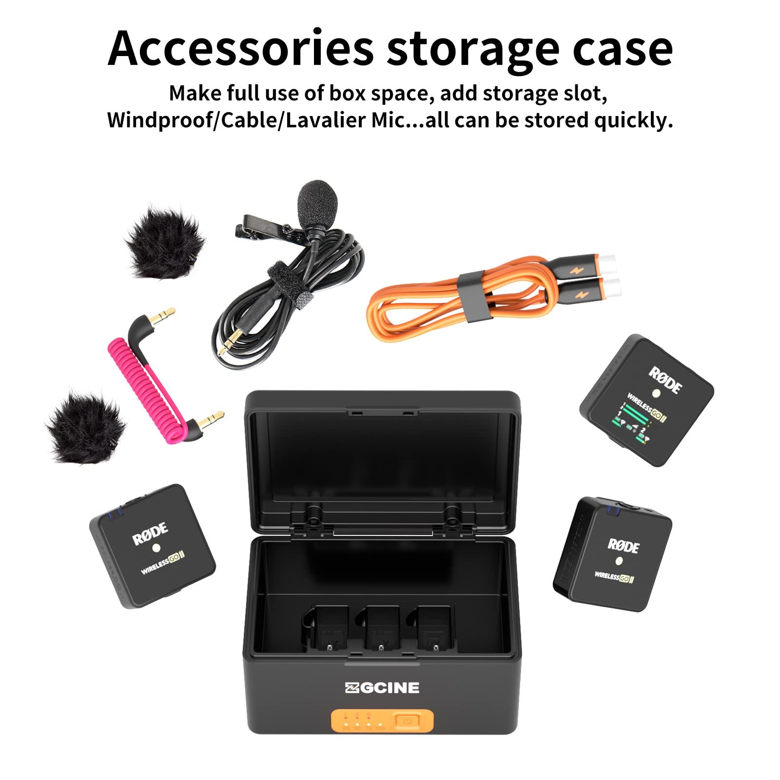 Amazon.com: ZGCINE R30 Pro with PD20W Adapter Combo, Rode wireless 