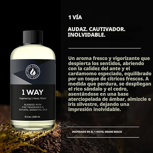 Miniatura 4 de Aroma Country My Way - Aceite difusor de 1 vía, aceite de fragancia Santal de lujo para recarga de difusor, difusor de aroma para el hogar de