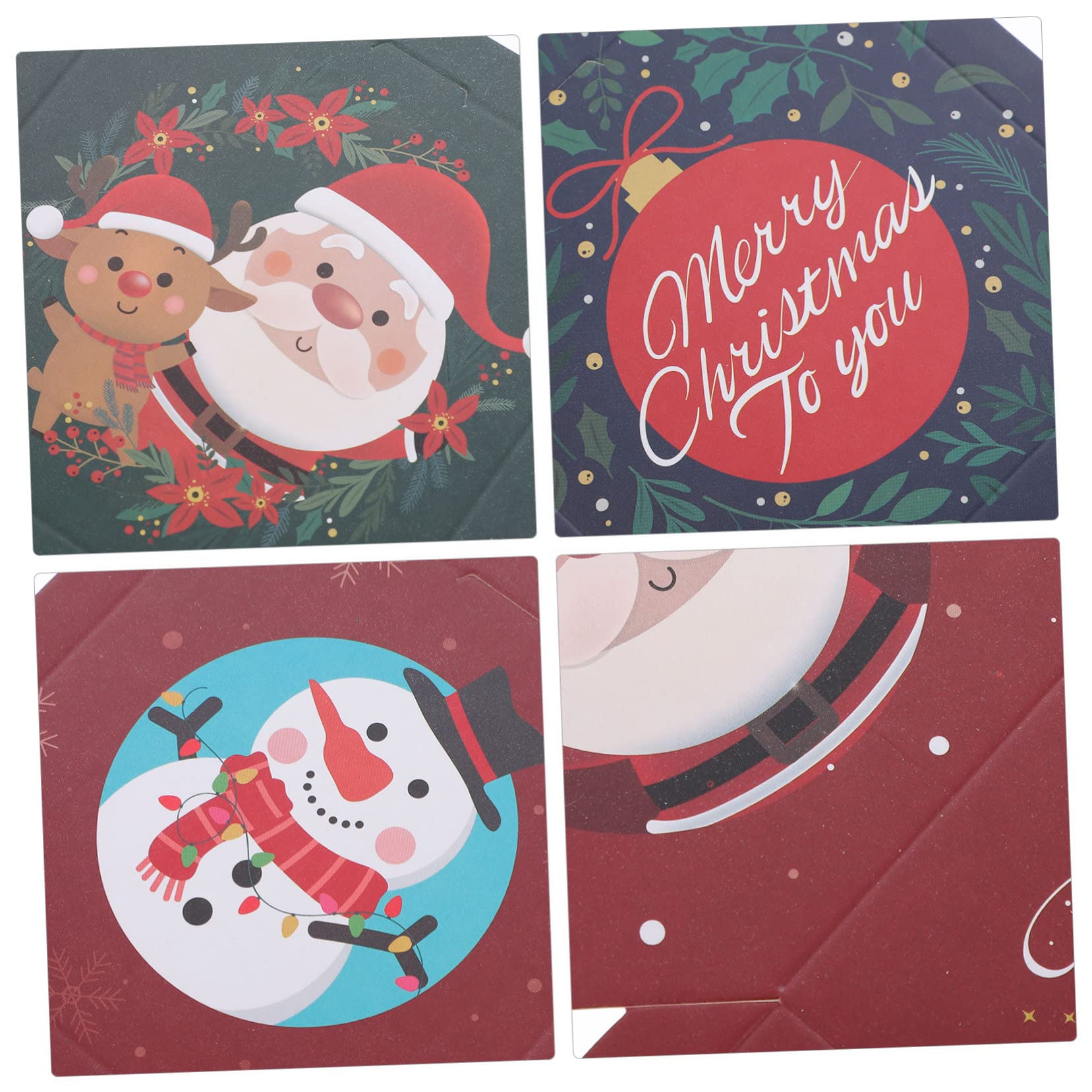 minkissy 40 Pz Confezione di Natale scatole di carta per caramelle natalizie decorazioni bomboniere natalizie scatole cioccolatini natale confezione natale cioccolatini