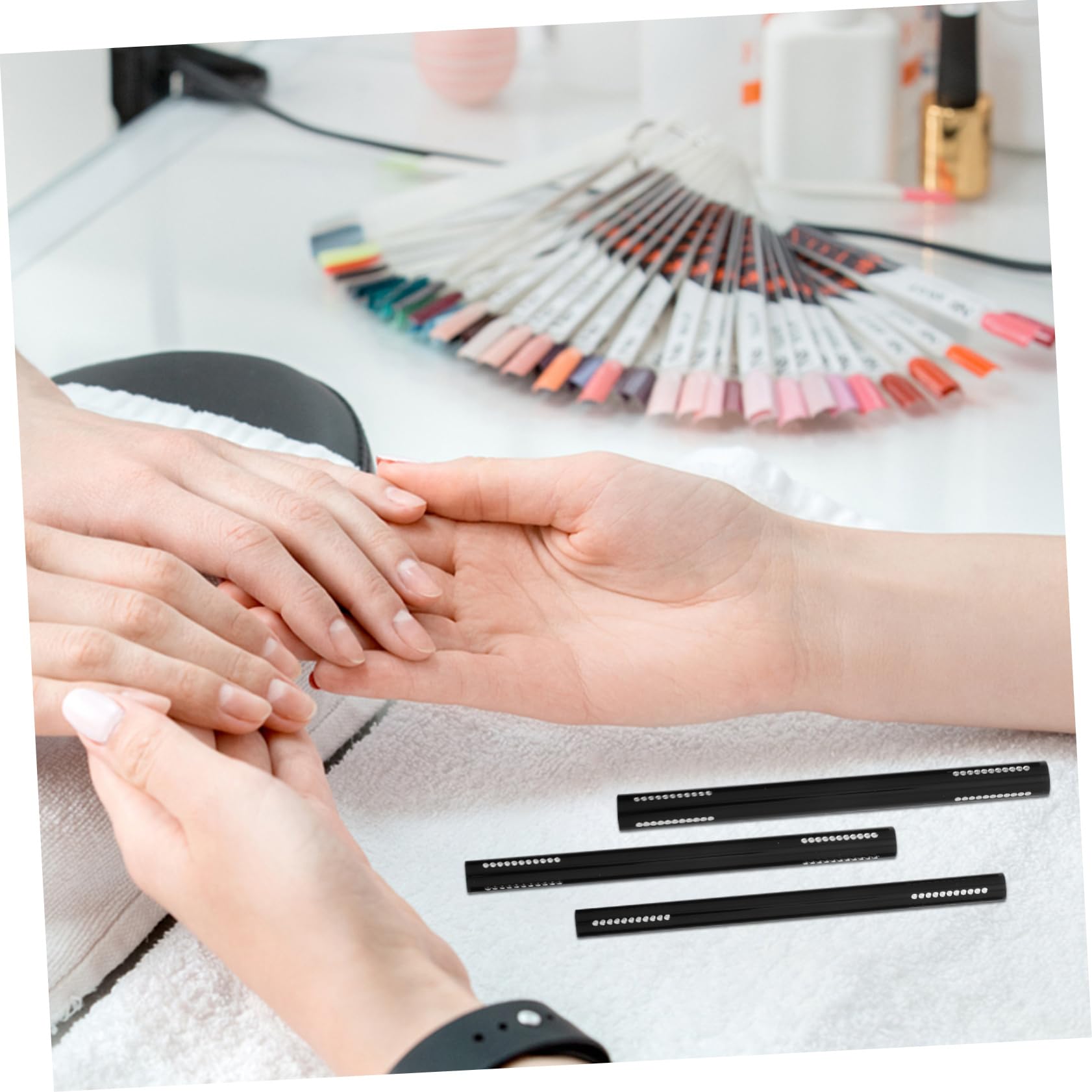 HAPINARY Complete Nail Kit 6pcs Nail Art Tools Cuticle Pusher Gel Application Shaping Wand for Levels