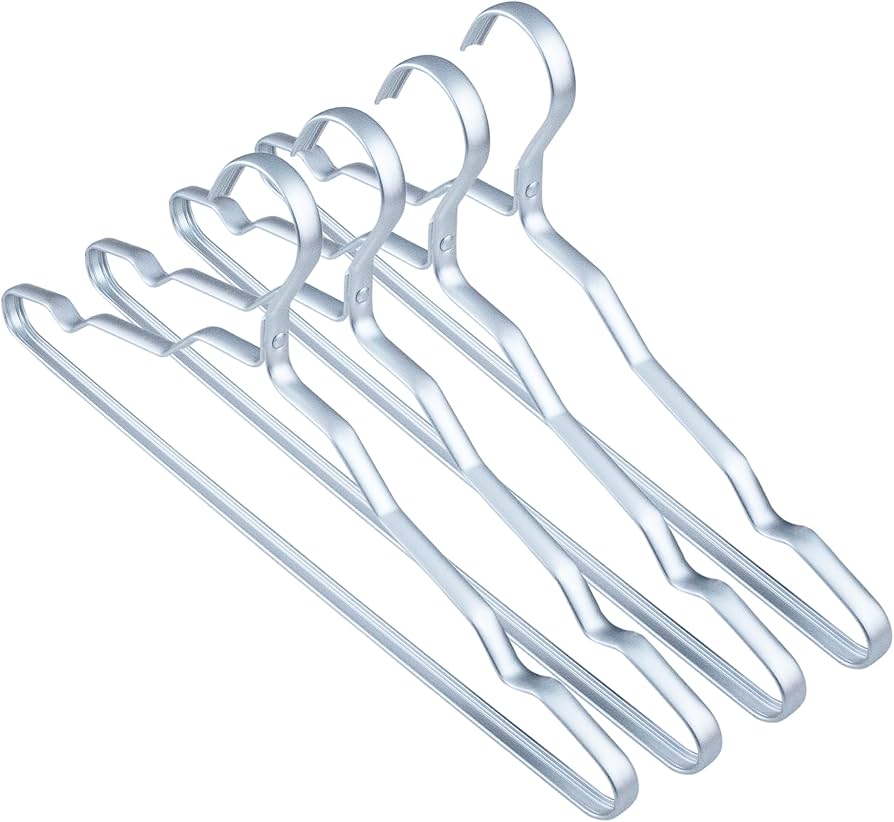 Amazon.co.jp: セキデン マルチアルミハンガー4本（シルバー