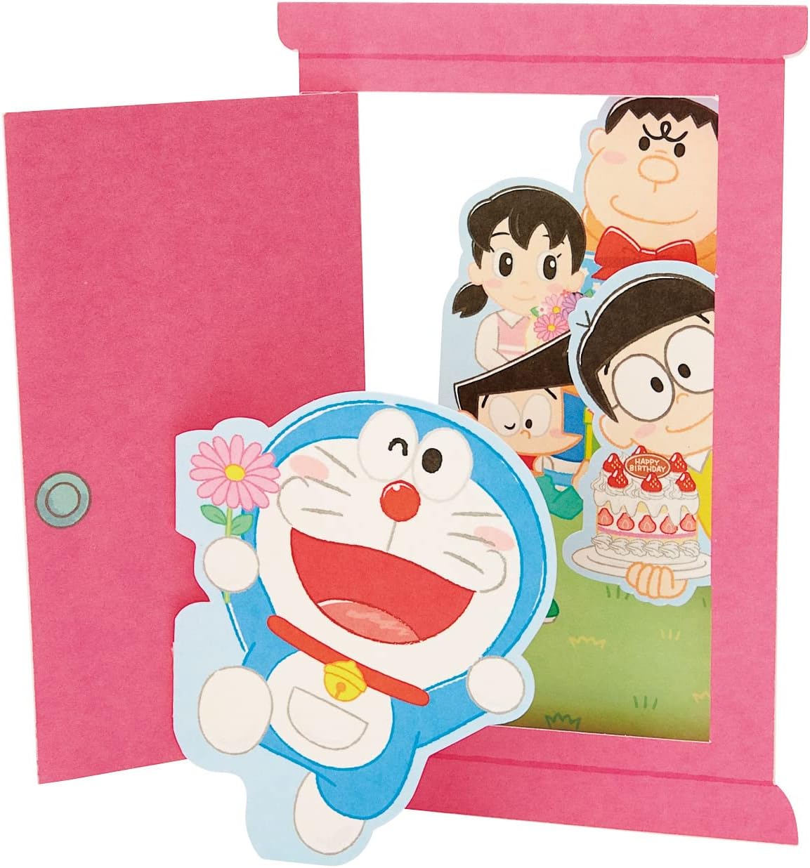 Sanrio DR9-0 P 1909 Birthday Card, Doraemon and Many Secrets Tool