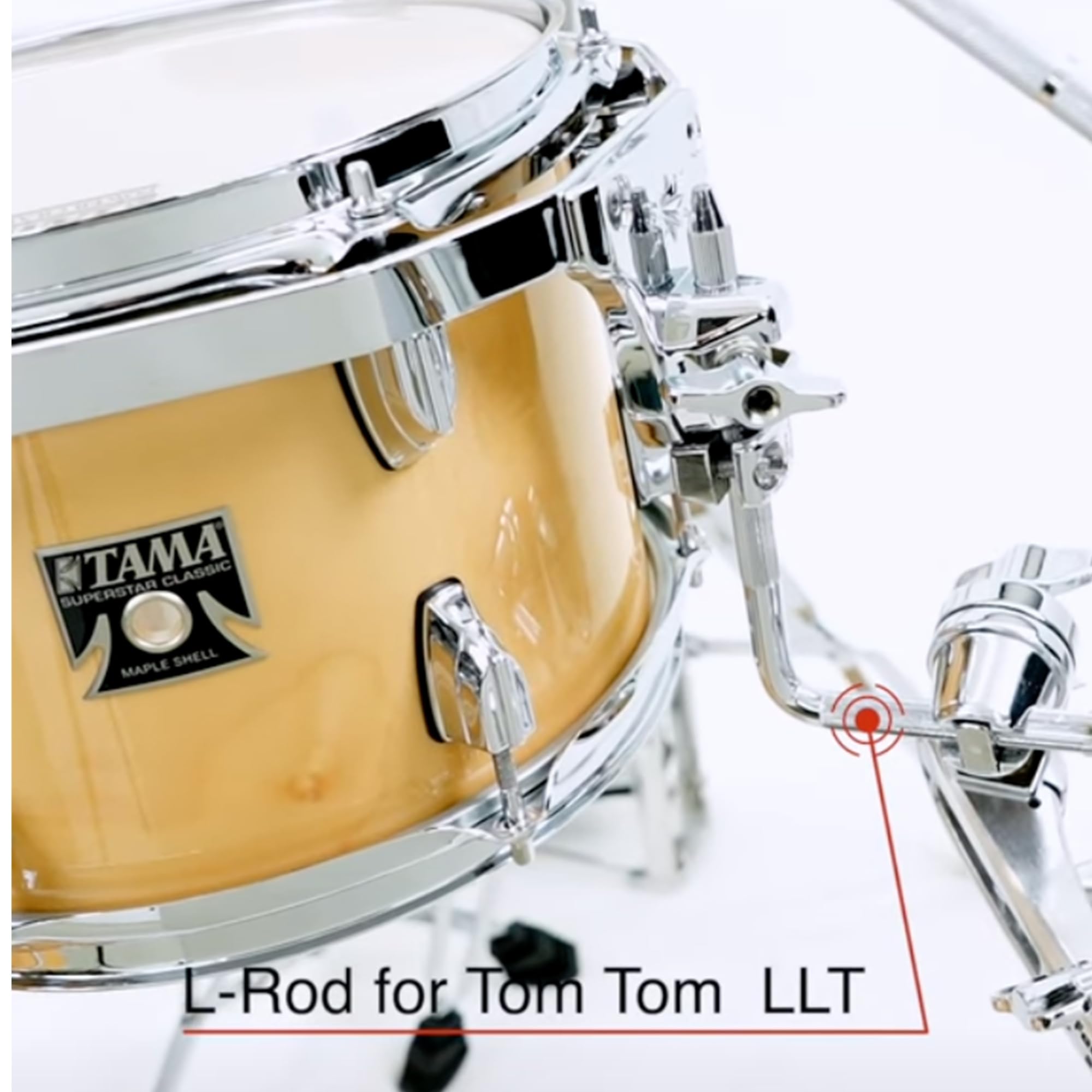 Tama LLT Support L-Rod pour tom
