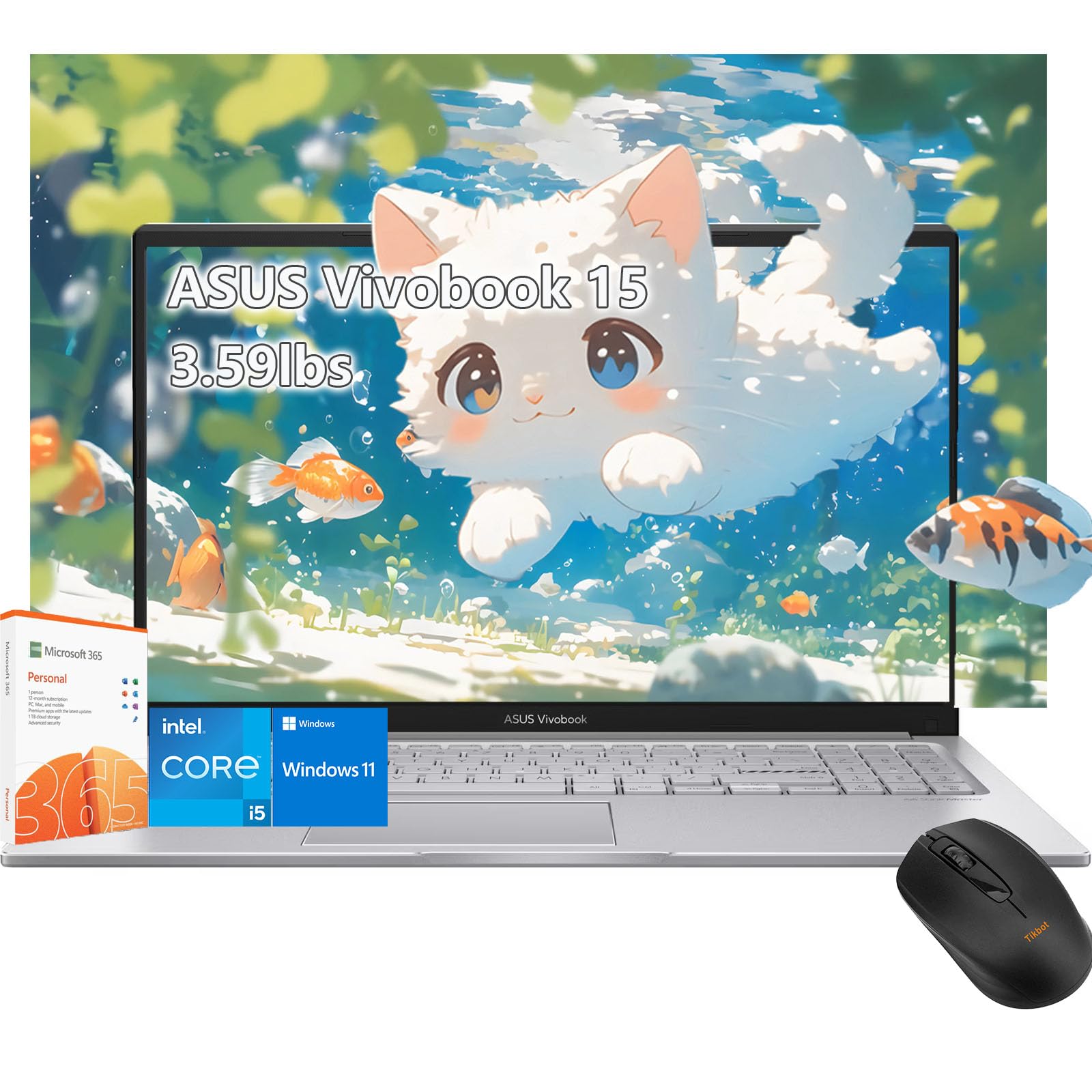 Amazon.com: ASUS Vivobook 15inch Laptop - Intel Core i5 120U Beat