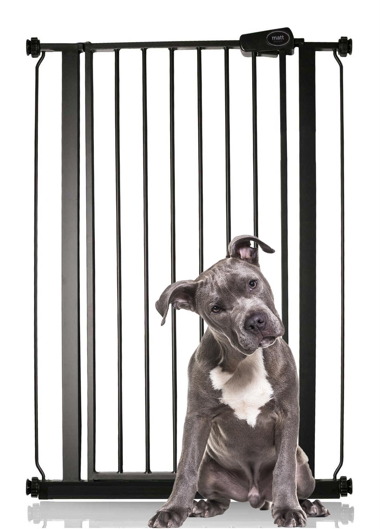 (, 75Cm - 83Cm) Child And Pet Gate Black Bettacare