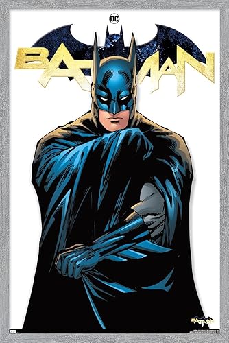 Miniatura 15 de Trends International DC Comics - Póster de pared de Batman Feature Series, 14.72 x 22.37 pulgadas, versión enmarcada en bronce Versión con marco