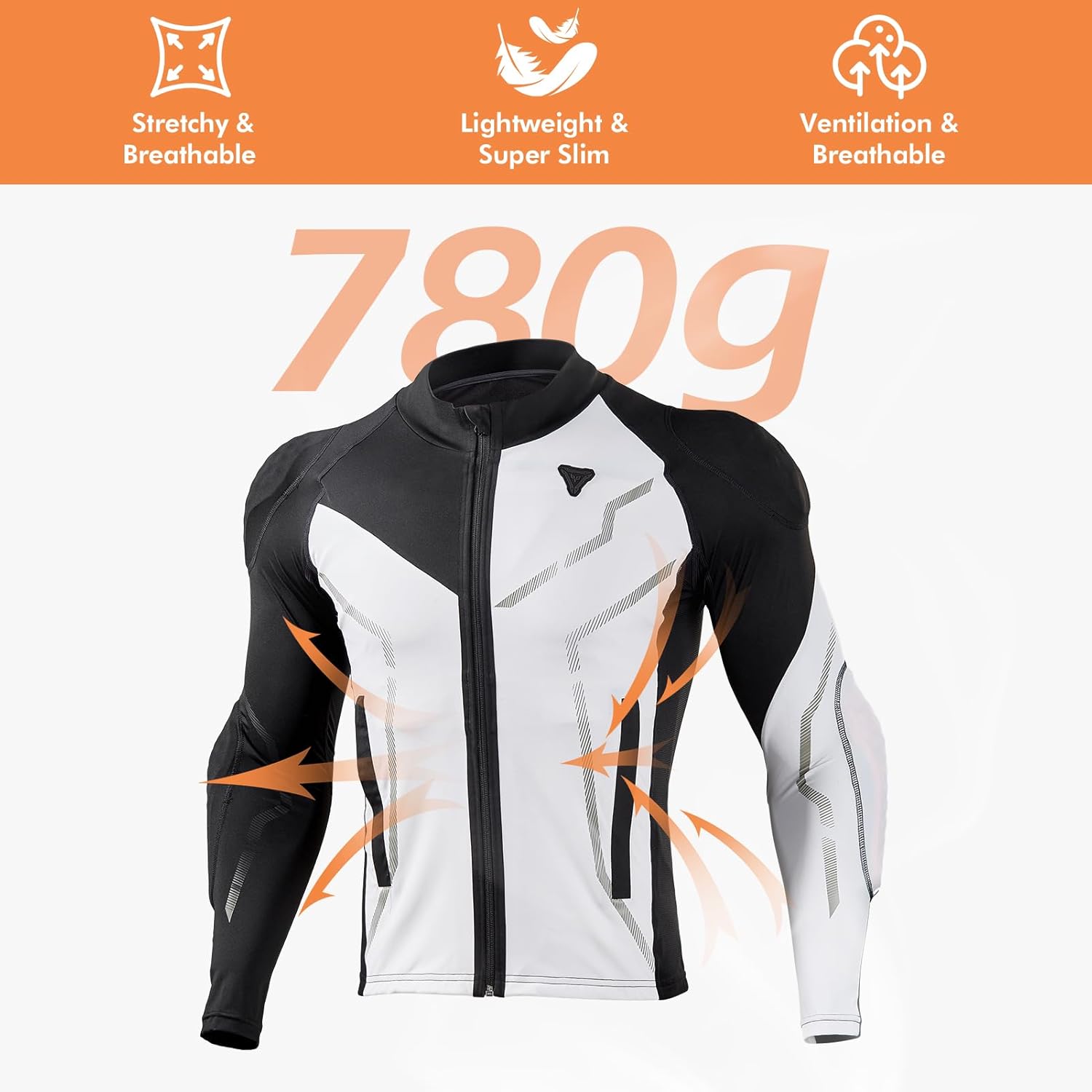 DUHAN Motorcycle Jacket Shirt with CE 2 Armor