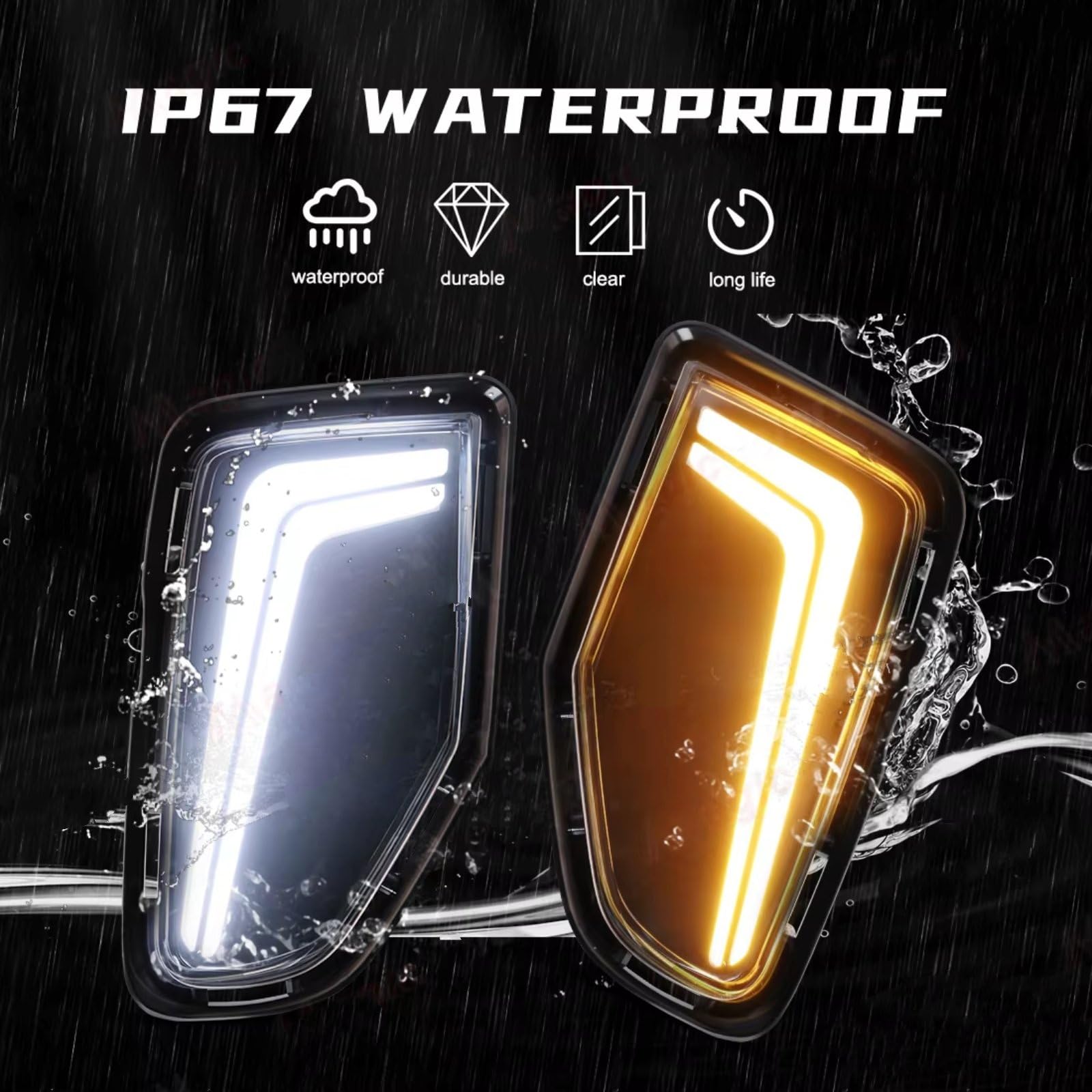 Faros Antiniebla Delantero Para Toyota Para Corolla Para Cruzar Luces Diurnas Led DRL Señal Vuelta Lámparas Niebla Parachoques Delanteros