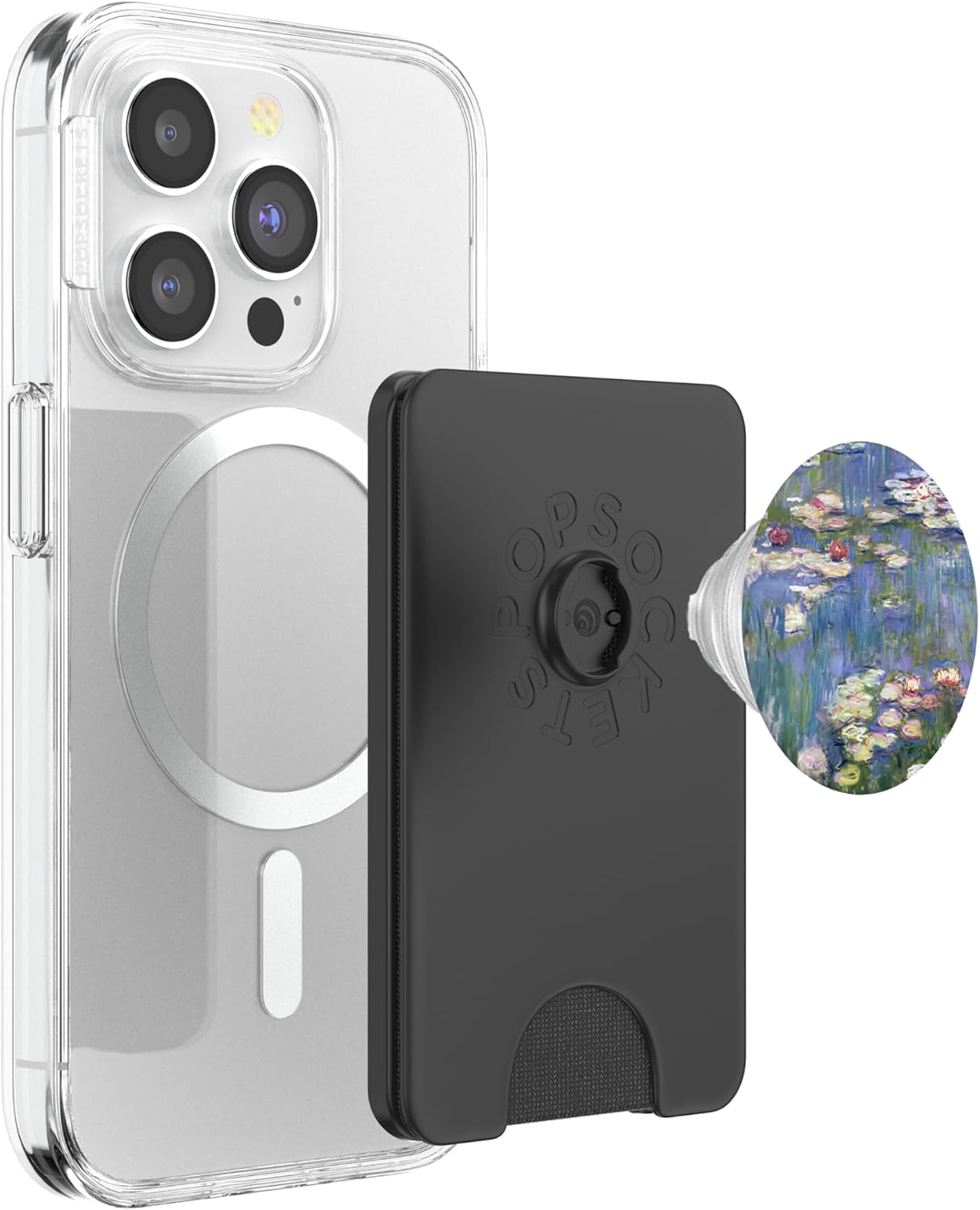 Monet's Water Lilies Modern Art Impressionism Painting Cover PopSockets PopWallet for MagSafe