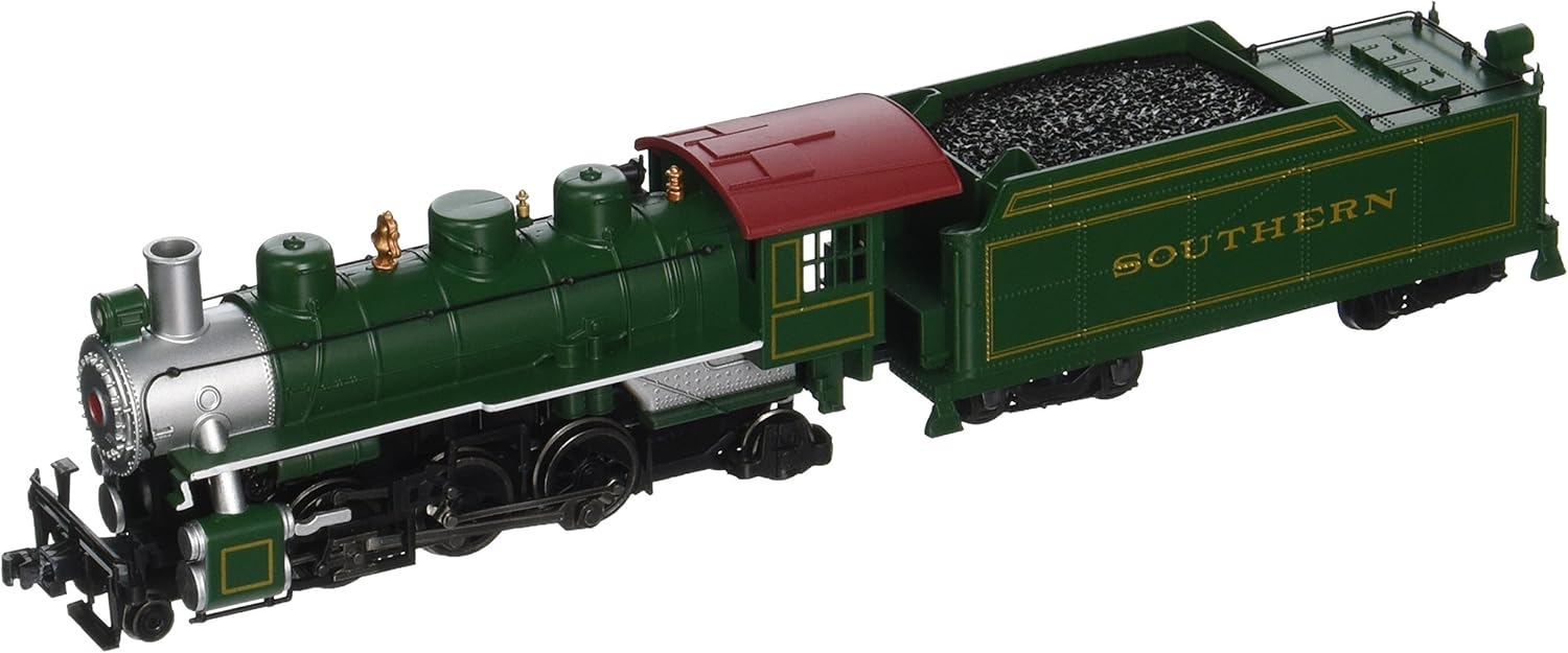 Bachmann Trains - PRAIRIE 2-6-2 Locomotive w/SMOKE & TENDER - SOUTHERN (green) - HO Scale