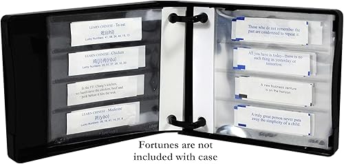 Miniatura 2 de Fortune Cookie Fortune Collection - Estuche para 10 páginas, capacidad para 40 Fortunes, color azul