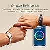 BOND TOUCH 4 Bracelets - Touch Sensitive Long Distance Relationship Bracelet for Couples Friends and Family to Feel Connected (1 Unit) (Black)