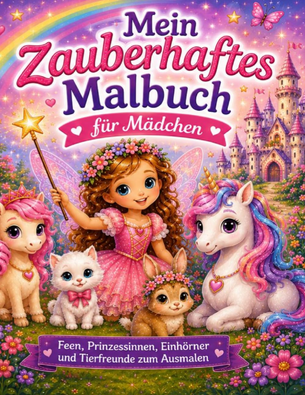 Mein zauberhaftes Ausmalbuch: für Mädchen