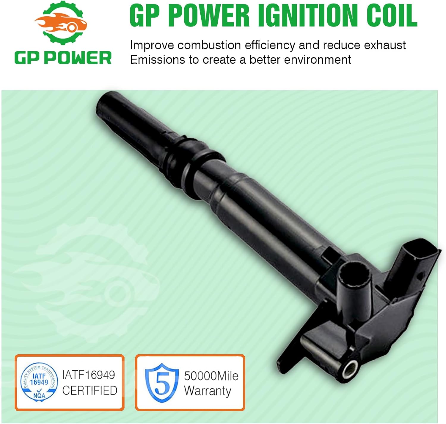 For UF631 UF639 AL3Z-12029-A AL3Z12012B DG525 DG526 Ignition Coils Driver Side *4+Passenger Side *4 Compatible with Ford F150 F250 F350 Super Duty E350 E450 LOBO 6.2L V8
