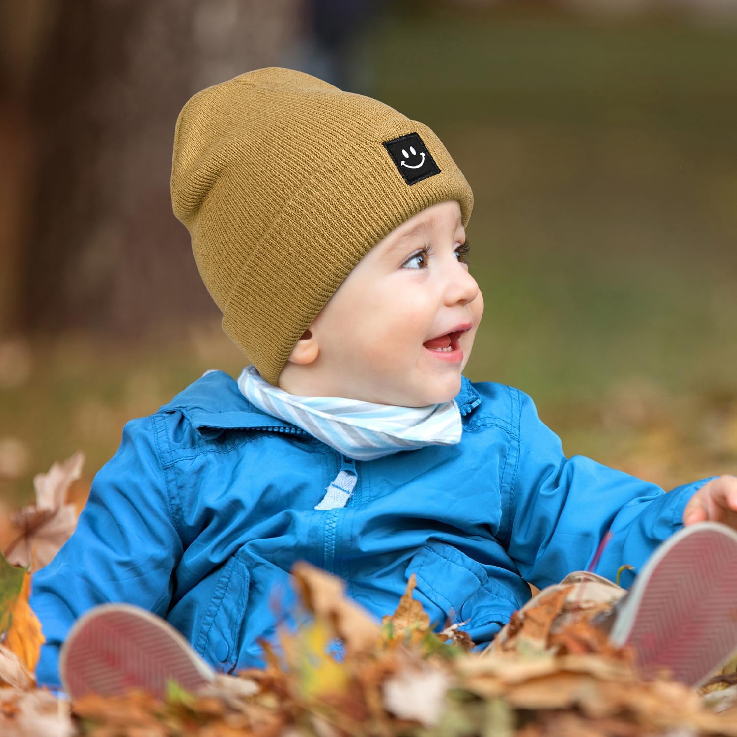 Baby Beanie Knit Ski Hat,Toddler Winter Beanies,Warm Knit Hat for Girls Boys Children Caps