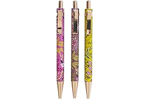 Sara Miller London Ballpoint Pen Set, Black Ink, Set of 3, Haveli Gardens