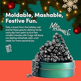 Speks Original Crags Ferrite Putty | 150+ Magnetic Stones in a Tin | Stress Relief Fidget Toy for Adults & Teens | Stocking Stuffer Tranquility, Small