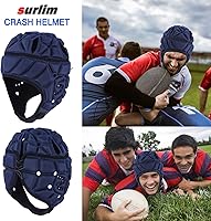 Vista 4 de Casco suave para bandera de fútbol Scrum Cap Soft Shell Casco de rugby para jóvenes adultos