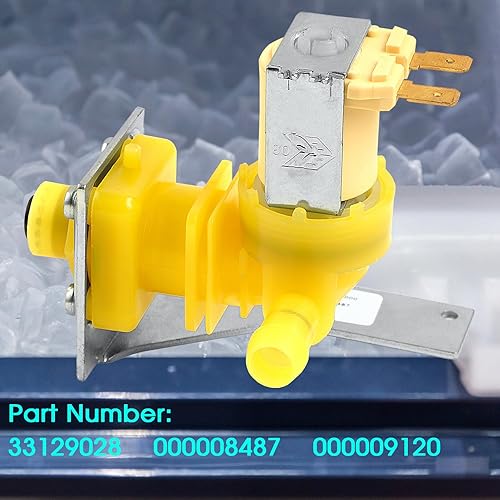 Miniatura 2 de 000009120 000008487 000008483 IH9120 Conjunto de válvula de entrada de agua para piezas de máquina de hielo Manitowoc, válvula de entrada de