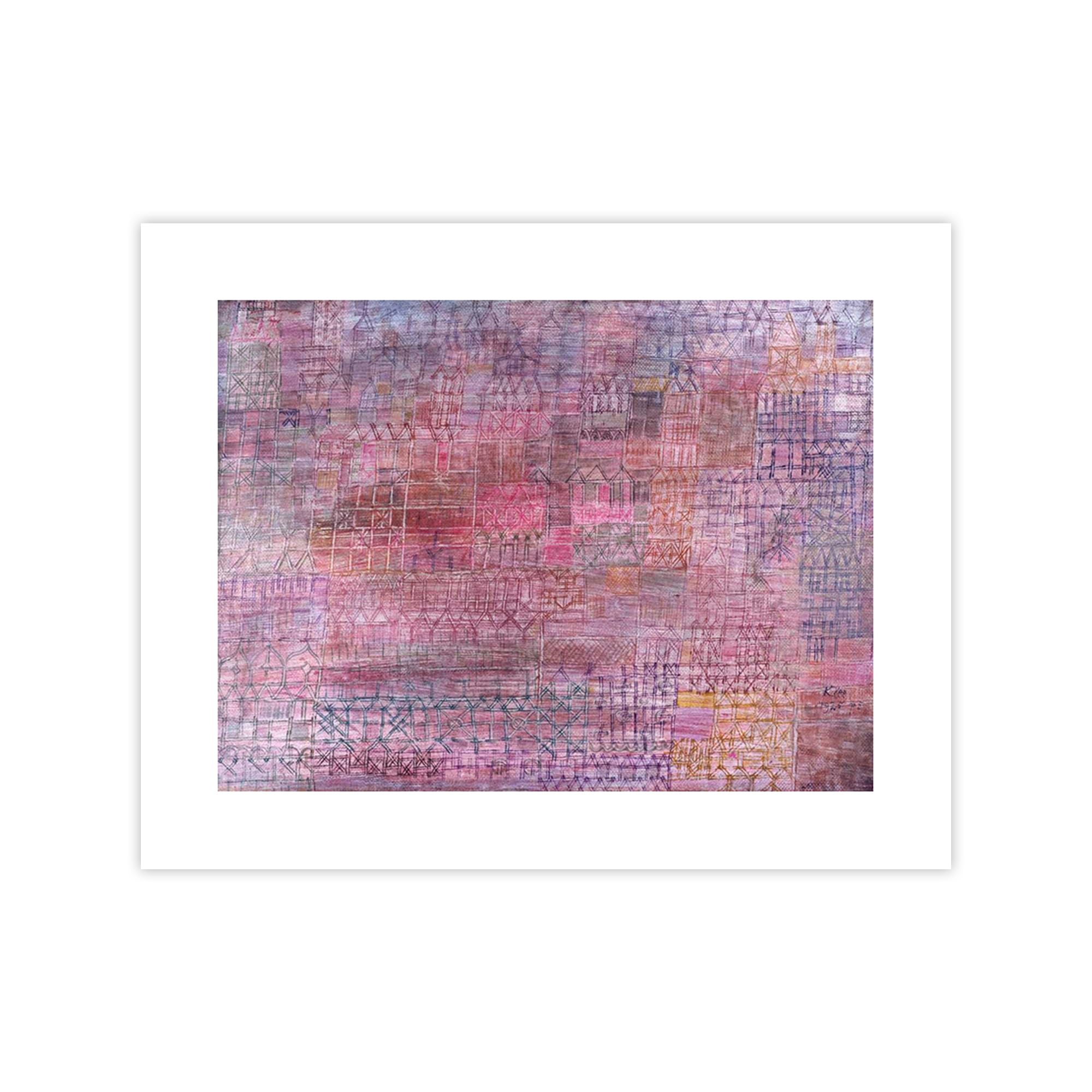 Poster Paul Klee Cathedrals 100x75 cm impression papier grand format