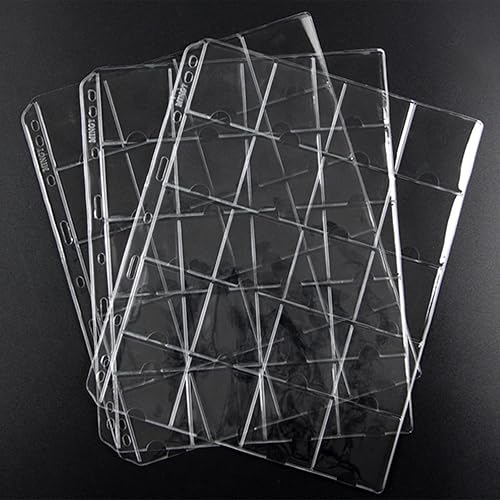 Miniatura 7 de Álbum de monedas y fundas para monedas de 2 x 2, 200 bolsillos, libros de almacenamiento de monedas negras