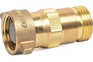 Hourleey Brass RV Water Pressure Regulator: Keep Your RV System Safe